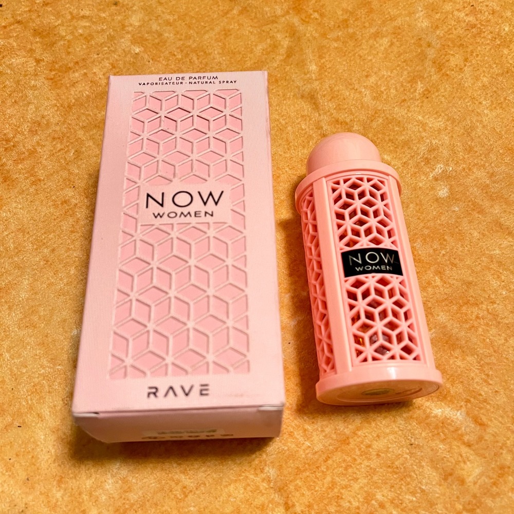Rave Now Women Eau de Parfum 3.4 oz 100ml Pink Spray Fragrance EDP Boxed